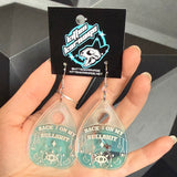 Color Shifting Back On My Bullshit Planchette Earrings