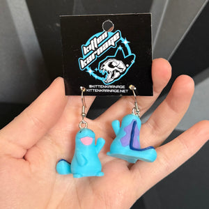 Quagsire 3D Printed Nintendo Pokemon Earrings