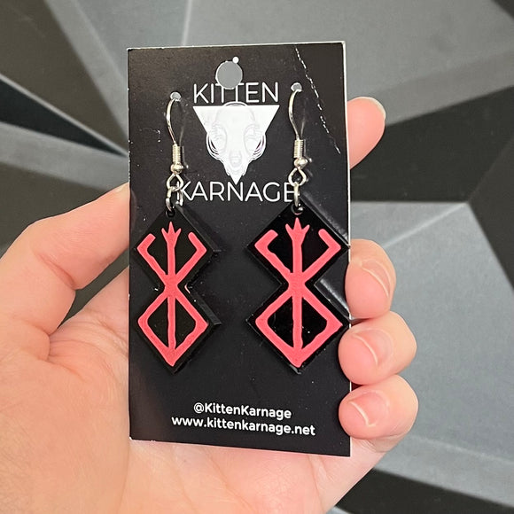 Berserk Anime Brand Of Sacrifice Earrings