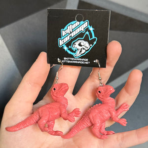 3D Allosaurus Baby Dinosaur Earrings