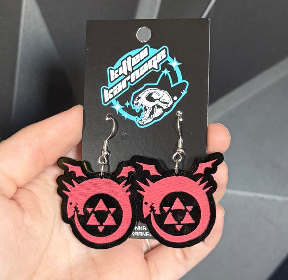 FMA Ouroboros Dragon Earrings