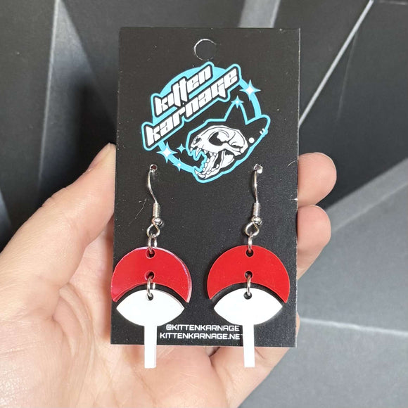 Uchiha Clan Anime Earrings