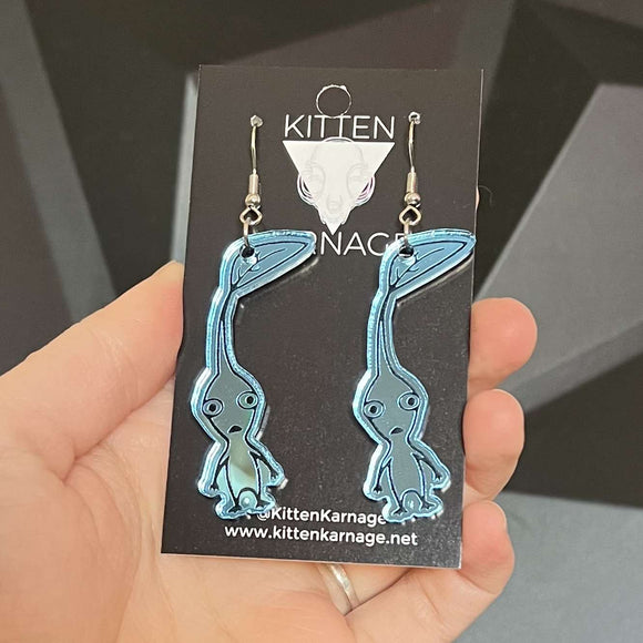Blue Pikmin Earrings