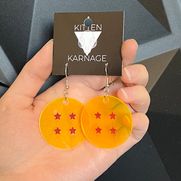 DBZ Dragon Ball Anime Earrings