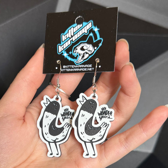 The Wonder Years Band Emo Music Earrings