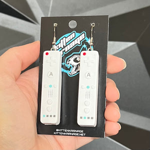 3D Printed Wii Remote Earrings