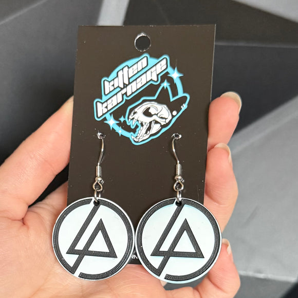 Linkin Park Band Emo Music Earrings