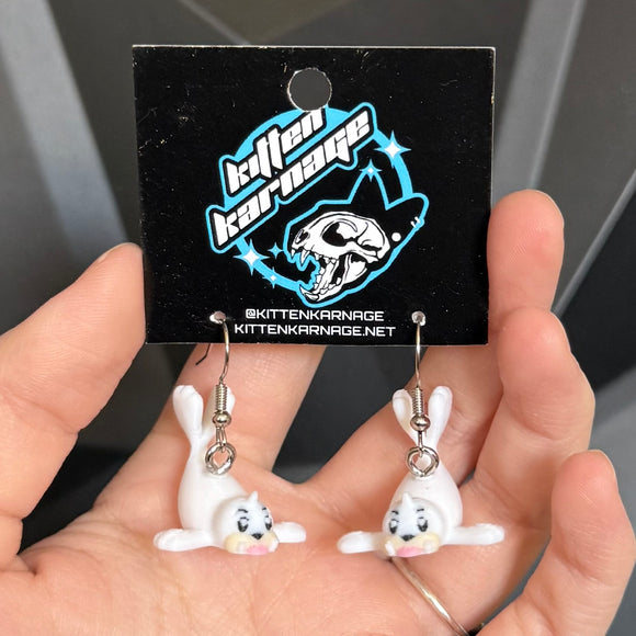 Seel 3D Printed Nintendo Pokemon Earrings