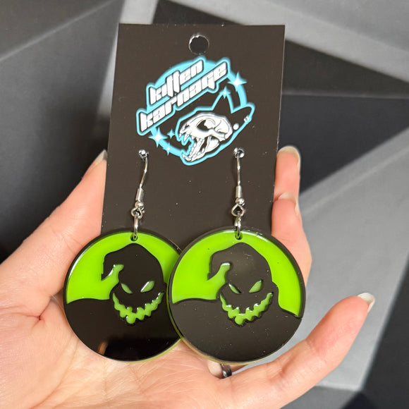 Oogie Boogie Movie Horror Earrings