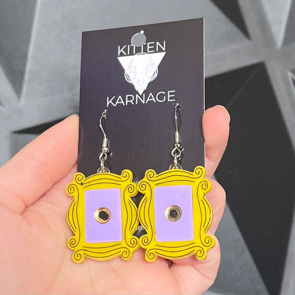 Friends TV Show Door Frame Earrings