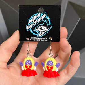 Jynx 3D Printed Nintendo Pokemon Earrings