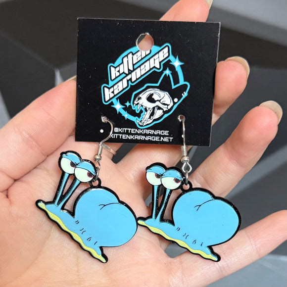 Naked Gary The Snail Earrings