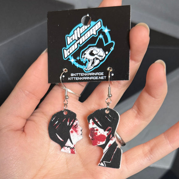 Demolition Lovers MCR My Chemical Romance Band Emo Music Earrings