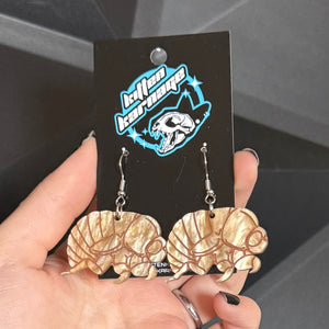 Cicada Nymph Shell Earrings