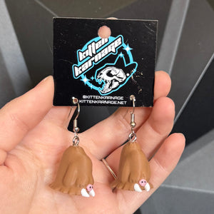 Piloswine 3D Printed Nintendo Pokemon Earrings