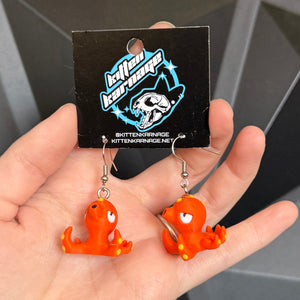 Octillery 3D Printed Nintendo Pokemon Earrings