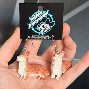 3D Corgi Pet Earrings