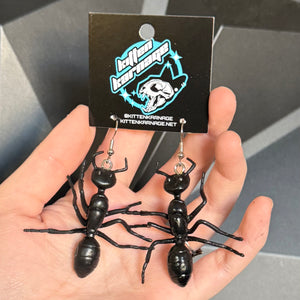 3D Ant Bug Insect Entomology Earrings