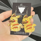 MULTIPLE OPTIONS Pikachu Pokemon Pokeball Earrings