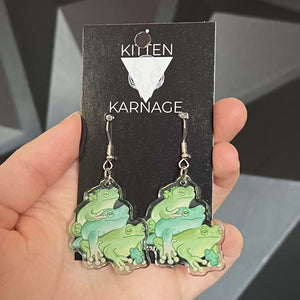 Frog Stack Earrings