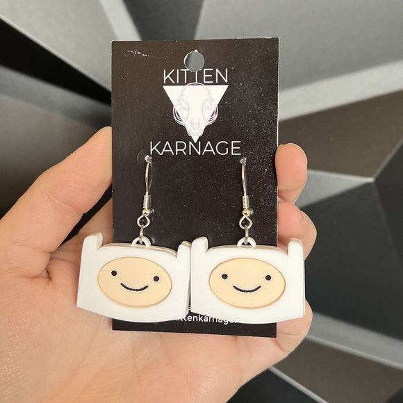 Finn the Human Adventure Time Earrings