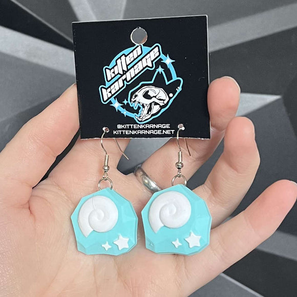 3D Printed Animal Crossing New Horizons Fossil Earrings