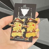 MULTIPLE OPTIONS Pikachu Pokemon Pokeball Earrings