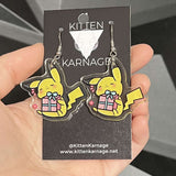 MULTIPLE OPTIONS Pikachu Pokemon Pokeball Earrings