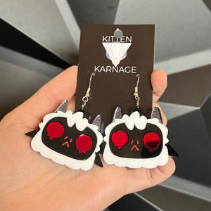 Cult Of The Lamb COTL Mirror Earrings