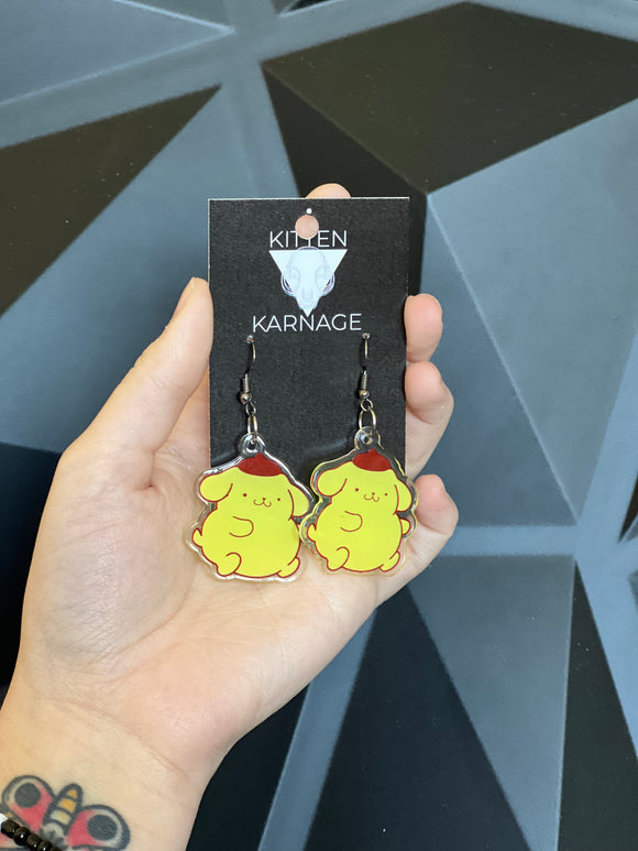 Sanrio Pompompurin Earrings